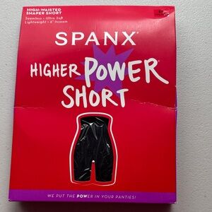 SPANX High-Waisted Shaper Short in Black